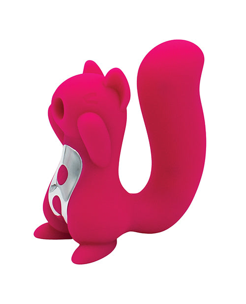 Natalie's Toy Box Screaming Squirrel - Red Dual Air Pulse & Vibration Toy - featured product image.