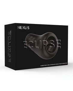 Nexus Eclipse Vibrating & Stroking Masturbator - Black: The Ultimate Pleasure Experience
