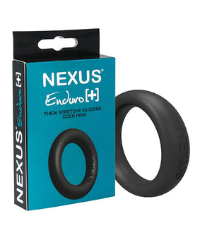 Nexus Enduro Plus 黑色矽膠陰莖環 - Featured Product Image