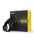 Nexus Enhance Black Cock & Ball Ring: Customisable Pleasure, Comfort & Security, Rechargeable & Waterproof