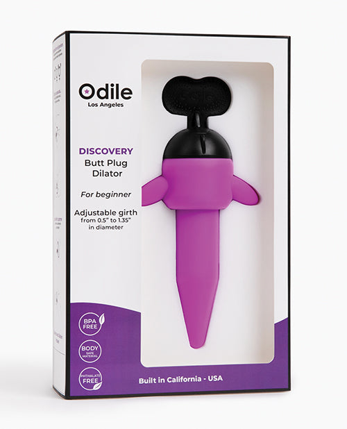 Shop for the Odile Discovery Purple Anal Dilator at My Ruby Lips