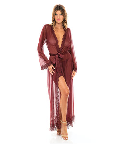 Provence Zinfandel Lace Robe - A Touch of Elegance
