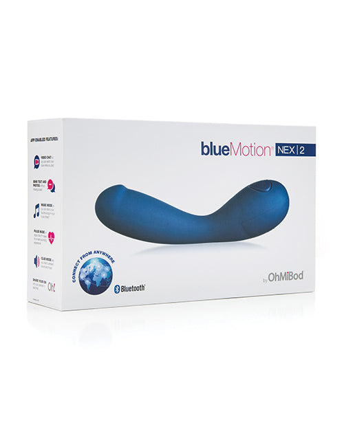 OhMiBod Blue Motion Nex 2 - App-Controlled G-Spot Vibrator Product Image.