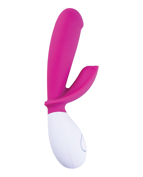 OhMiBod Lovelife Snuggle Dual Stimulation Vibe - Pink - featured product image.