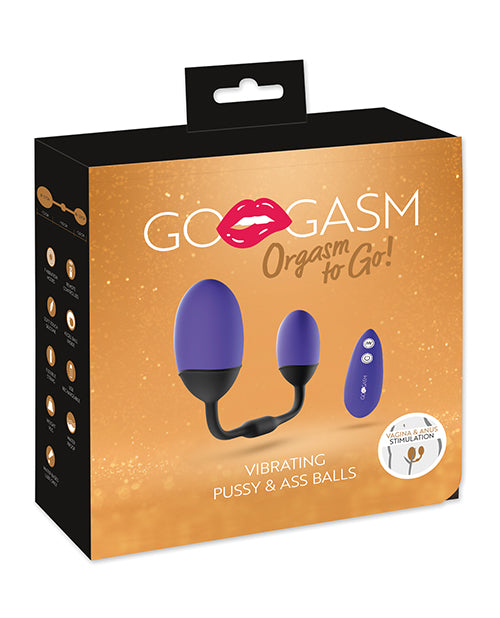 Shop for the GoGasm Purple Vibrating Balls - Ultimate Pleasure & Training Tool at My Ruby Lips