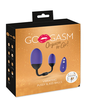 Bolas vibratorias moradas GoGasm: herramienta definitiva para el placer y el entrenamiento - Featured Product Image