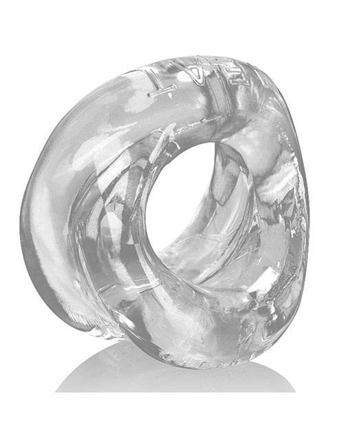 Oxballs Meat Padded Cock Ring - Clear: The Ultimate Bulge Booster Product Image.
