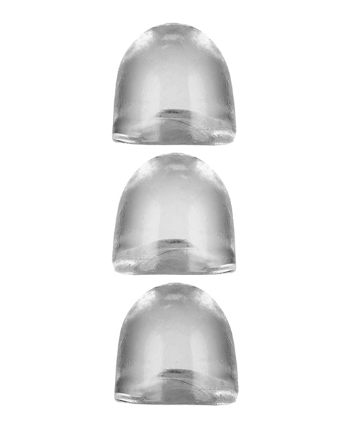 Insertos ajustables para vaina de gallo OXBALLS - Paquete de 3 transparentes - featured product image.