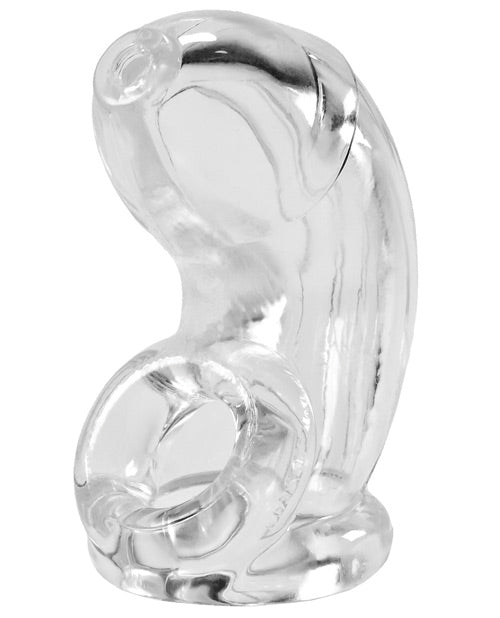 Shop for the Oxballs Clear Comfort Cock Cage: Soft TPR, Easy Drain, Lube-Safe at My Ruby Lips