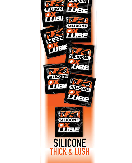 Oxballs OXLube Thick Silicone Pack - 50 Sachets Product Image.