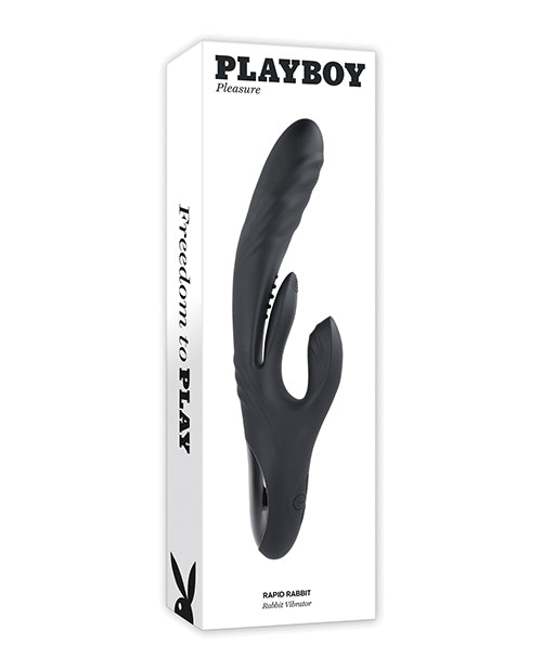 Vibrador de conejo rápido Playboy Pleasure - 2 AM: Un escape divino hacia la dicha Product Image.