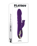 Vibrador de conejo Playboy Pleasure Hop To It en Acai: su compañero definitivo para una intimidad maravillosa