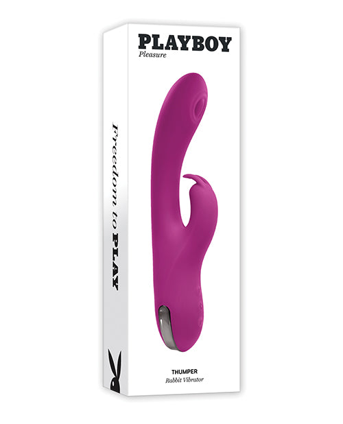 Playboy Pleasure Thumper Rabbit Vibrator: Ultimate G-Spot Bliss 🌟 Product Image.