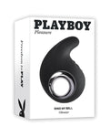 Playboy Ring My Bell - Black Customisable Dual Stimulation Vibrator