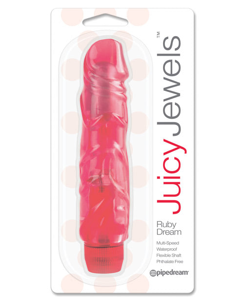 Juicy Jewels Ruby Dream Vibrator in Red - featured product image.