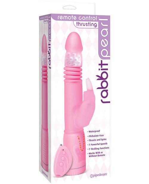 Pink Remote Control Thrusting Rabbit Pearl - Triple-Action Pleasure - featured product image.