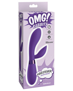 OMG! Rabbit Dual Stimulation Purple Vibrator