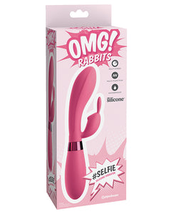 OMG! Pink Dual Stimulation Rabbit Vibrator