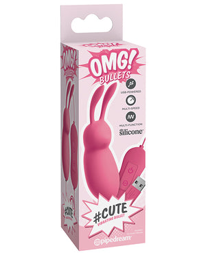 20-Speed Pink Silicone Bullet Vibrator