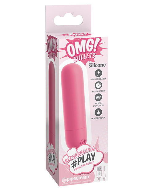 ¡DIOS MÍO! Bala Recargable #Play - Rosa 🌟 - Máxima Experiencia de Placer Product Image.