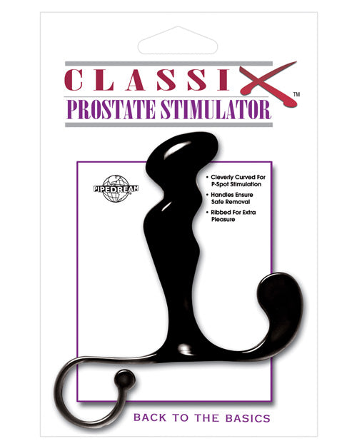 Classix Black 前列腺刺激器：強烈的快感和雙重刺激 - featured product image.