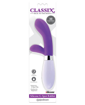 Purple Classix Silicone G-Spot Rabbit Vibrator - Featured Product Image