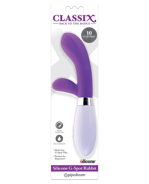 Purple Classix Silicone G-Spot Rabbit Vibrator - featured product image.