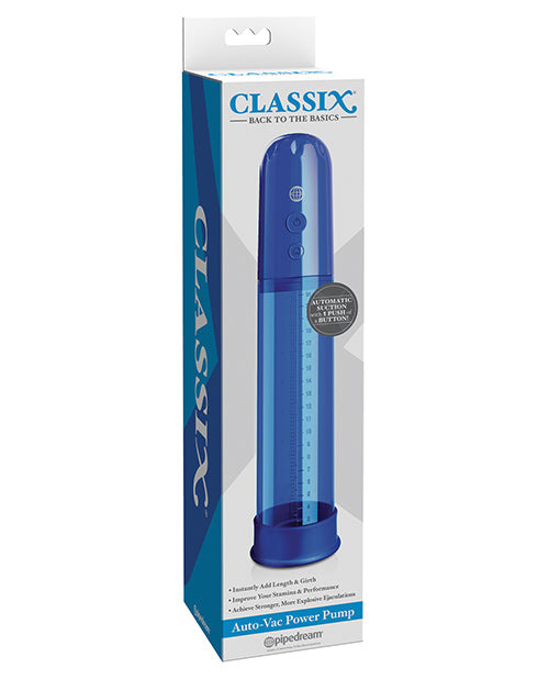 Classix Auto-Vac 動力幫浦 - 藍色：終極勃起增強劑 - featured product image.