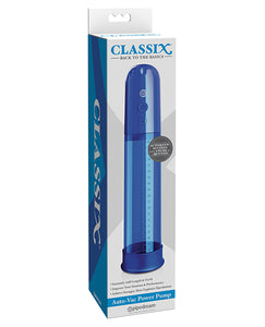 Classix Auto-Vac Power Pump in Blue: Revolutionise Your Passion