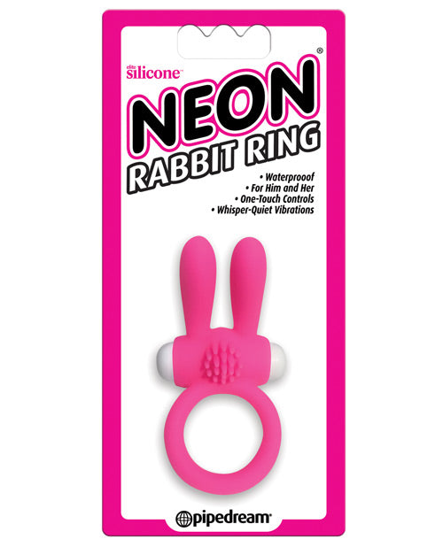 Anillo Neon Luv Touch Rabbit: máximo placer y vibraciones discretas - featured product image.