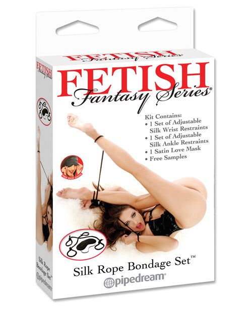 Fetish Fantasy Series Silk Rope Bondage Set Product Image.