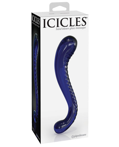 Icicles Pink Glass G-spot Dildo - An Exquisite Journey of Pleasure Product Image.