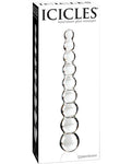 Icicles No. 2 Clear Rippled Glass Massager