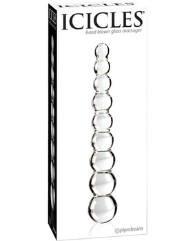 Icicles No. 2 Clear Rippled Glass Massager - Featured Product Image