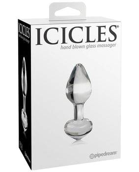 Icicles No. 44 Plug Anal de Vidrio: Sensación de Juego con Temperatura - Featured Product Image