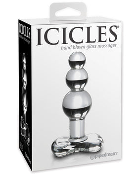 Icicles No. 47 Clear Glass Butt Plug - Featured Product Image