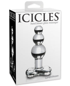 Icicles No. 47 Clear Glass Butt Plug