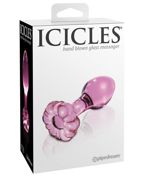 Icicles No. 48 粉紅玻璃肛塞 💕 - featured product image.