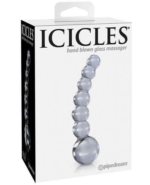 Icicles Clear Glass G-Spot Dong: A Sensational Journey Awaits - featured product image.