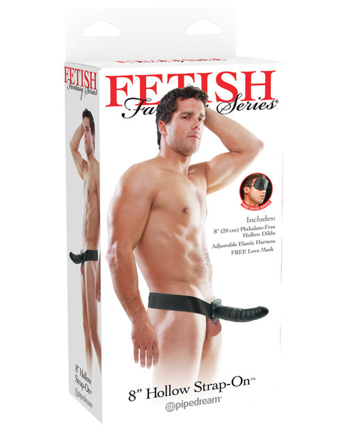 Fetish Fantasy Series 8" Hollow Strap-On Kit - featured product image.