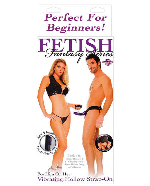 Fetish Fantasy Series Vibrating Hollow Strap-On Product Image.