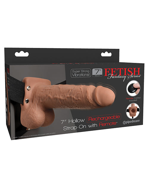 Fetish Fantasy 7" Hollow Rechargeable Strap-On ðŸŒŸ - featured product image.