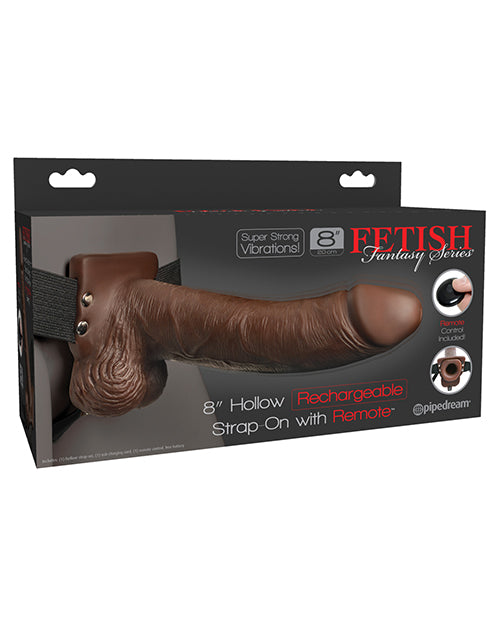 Fetish Fantasy Series 7½ Hollow Rechargeable Strap-On with Remote - Enhance Confidence & Pleasure - featured product image.