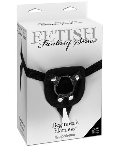 Fetish Fantasy 系列初學者背帶 - 黑色 Product Image.