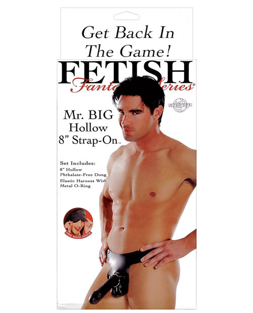 Fetish Fantasy 系列 Mr. Big 8 吋空心綁帶套件 - featured product image.