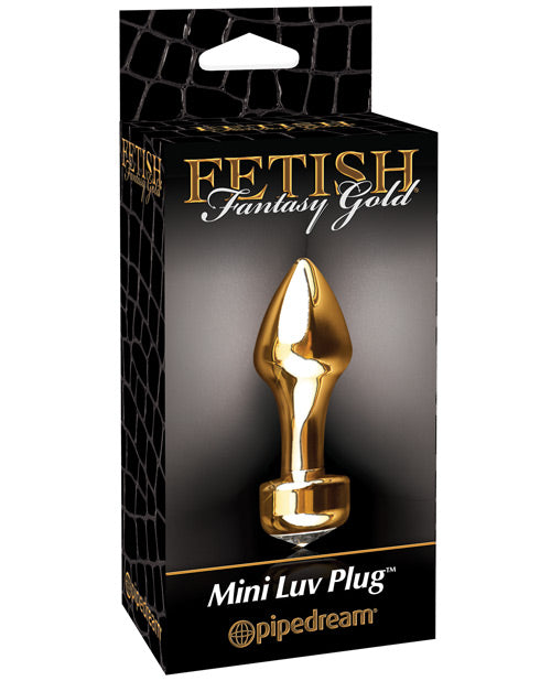 Fetish Fantasy Gold Mini Luv Plug: A Touch of Opulence in Anal Pleasure - featured product image.