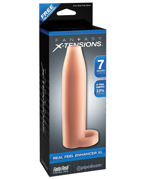 Shop for the Fantasy X-tensions Real Feel Enhancer XL - Flesh: Ultimate Pleasure Upgrade at My Ruby Lips