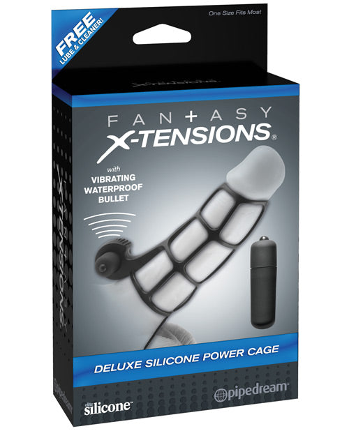 Fantasy X-tensions Silicone Power Cage: potenciador de erección definitivo - featured product image.