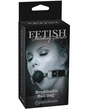 Mordaza de bola transpirable de Fetish Fantasy: Esencial para BDSM cómoda y ajustable - Featured Product Image