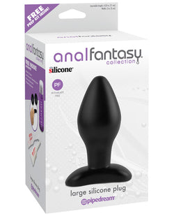 Anal Fantasy Collection Plug Grande de Silicona - Negro
